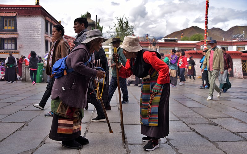Tibetan Women on Jokhang Square