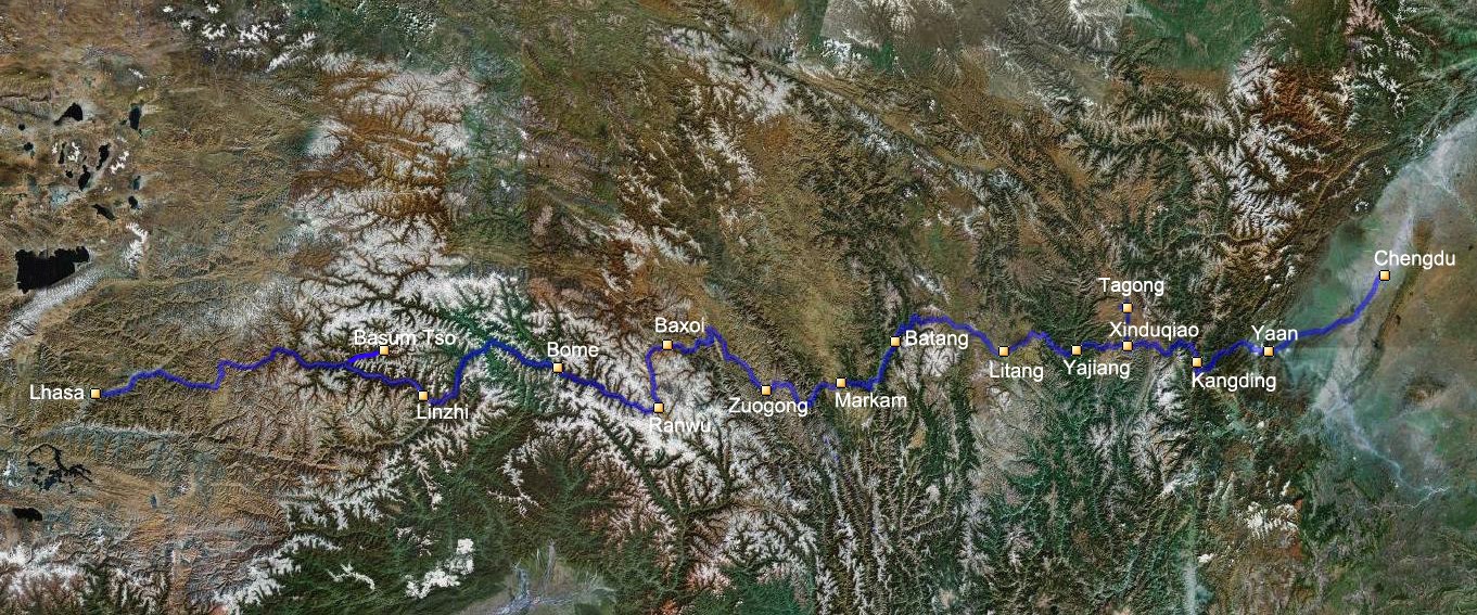 Overland Tour from Sichuan to Tibet on G318 Highway