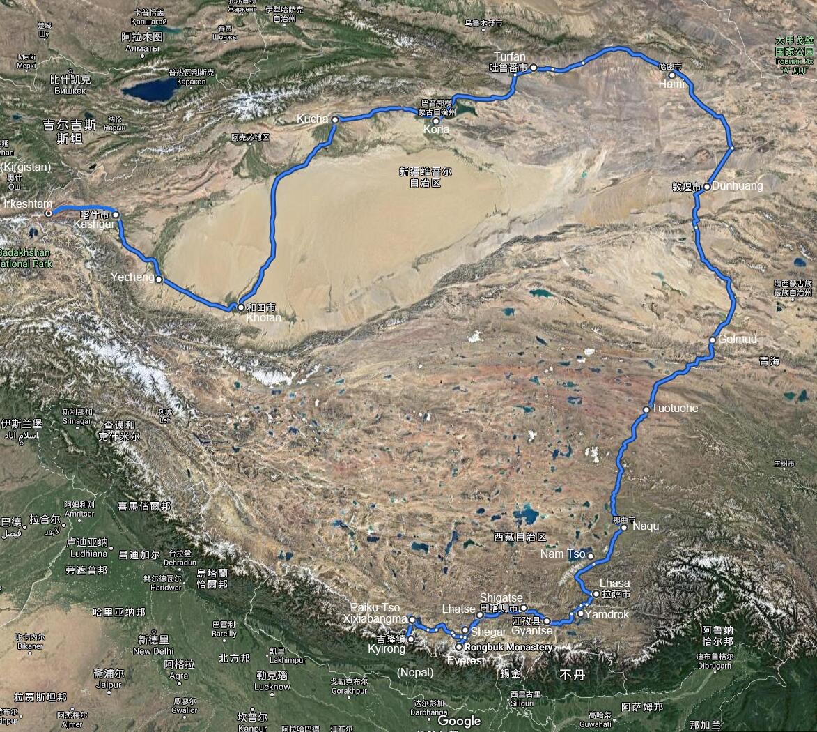Self Drive Tour from Silk Road to Tibet
