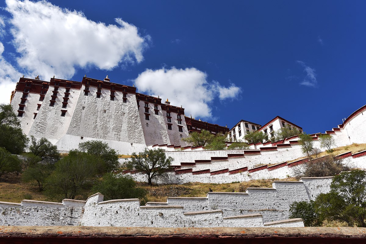 View of Potala from Dragon King Pool