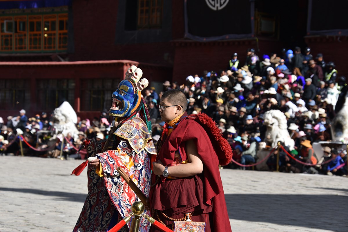 Mask Dance Festival in Tsurpu Monastery