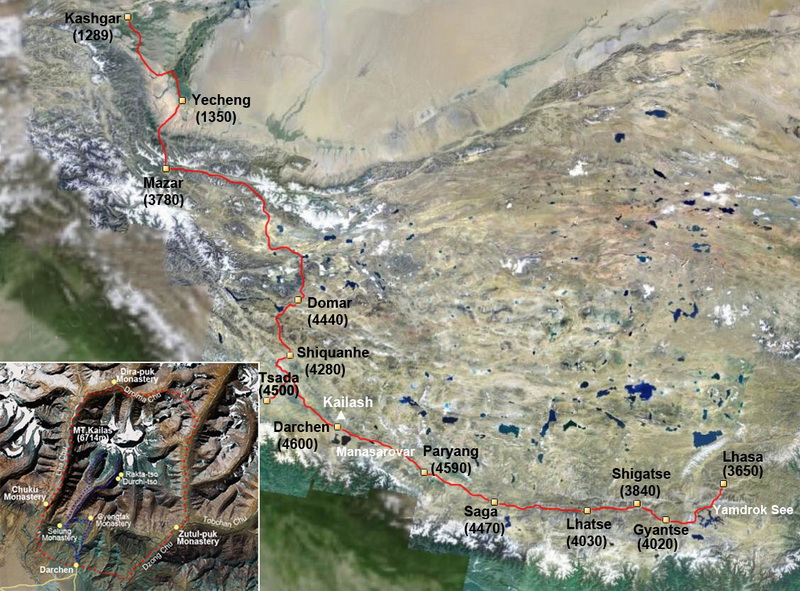 Overland Tour from Tibet to Xinjiang with Trekking around Kailash