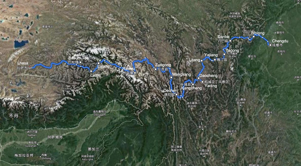 Overland Tour from Sichuan via Yunnan to Tibet