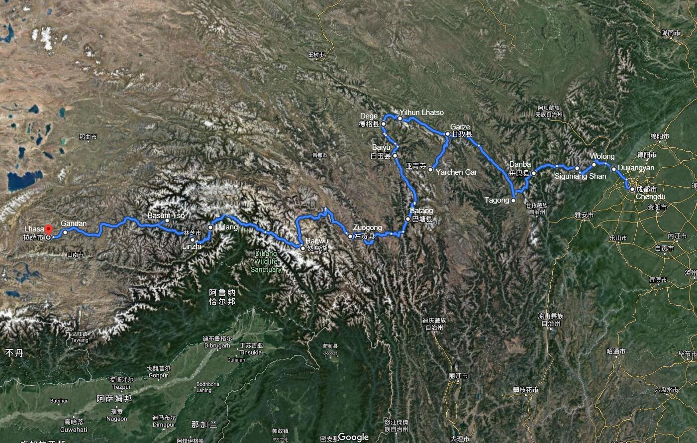 Overland Tour across Kham to Tibet
