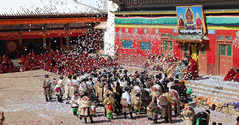 Monlam Festival Losar in Aba