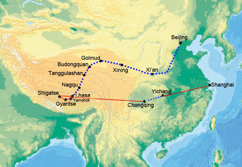 From Yangtze to Tibet