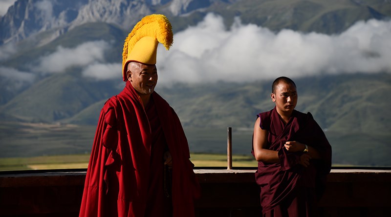 Monks at Ganzi Monastery